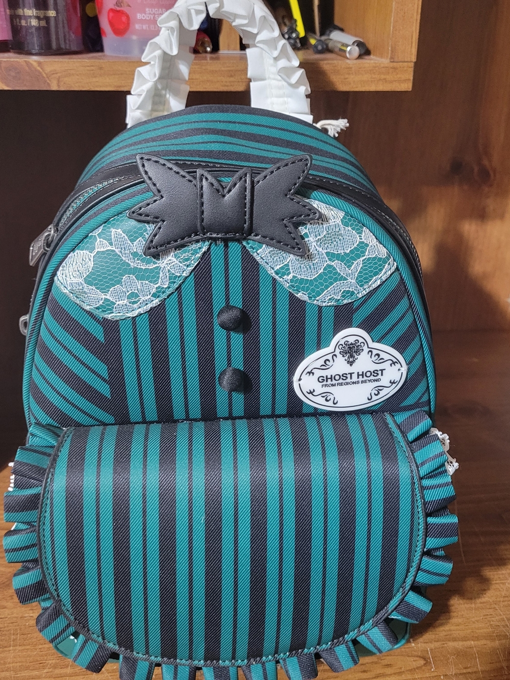 Loungefly Disney Parks Ghost Host Mini Backpack. Nwt